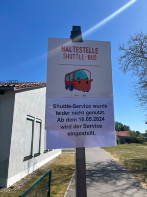 Shuttle-Bus von und zur Haltestelle Nassenheide - Teerofener Weg eingestellt (Bild vergrößern)