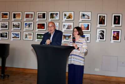 Gérard Lebas, der stellvertretende Bürgermeister der Partnerstadt Châlons-en-Champagne mit Ehefrau Martine Lebas I Foto: Nicole Kordts (Bild vergrößern)