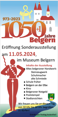 Sonderausstellung anl. Stadtjubiläum 1050+1 Belgern