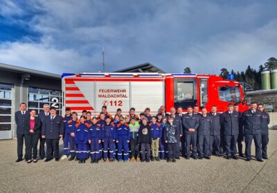 Versammlung unserer Jugendfeuerwehr (Bild vergrößern)