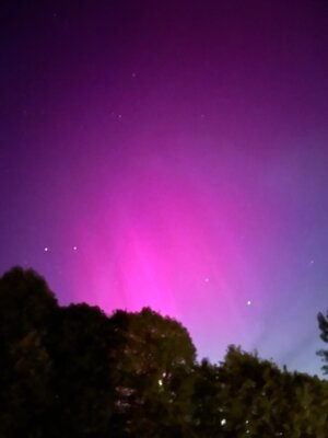 Polarlichter über Marsberg. Foto: M.Mander