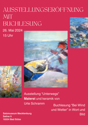 Sonderausstellung "Unterwegs" MALEREI und keramik von Urte Schramm (Bild vergrößern)