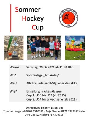 Foto zur Meldung: Einladung zum 6. Sommer-Hockey-Cup 2024 Foto zur Meldung: Einladung zum 6. Sommer-Hockey-Cup 2024