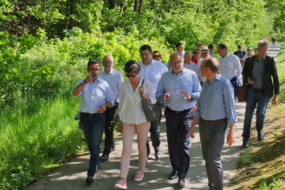Link zu: Minister besichtigte Gartenschau-Areal