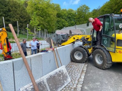 Arbeitseinsatz des Förderverein Tierpark Sassnitz e.V.
