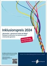 Meldung: Bezirk Oberbayern: Schlussspurt Bewerbungsfrist Inklusionspreis 2024