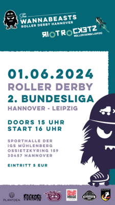 Foto zur Meldung: Roller Derby: Saisonstart in Hannover am 1. Juni