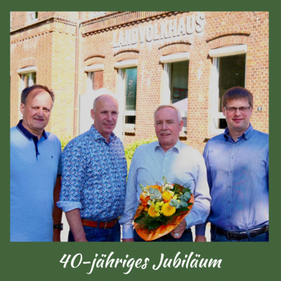 Meldung: Jubiläum von Jan Hauschildt - 40 Jahre im Dienst!