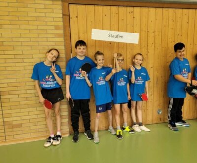 Bednjicki-Schwestern beim Verbandsfinale der Mini-Meisterschaften (Bild vergrößern)