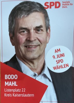 Bodo Mahl für den Kreistag und den Stadtrat (Bild vergrößern)