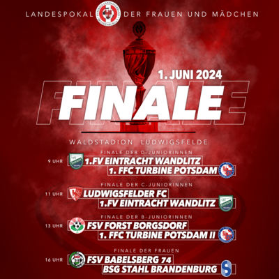 Fußballfest in Ludwigsfelde: Endspiele der Juniorinnen und Frauen am 1. Juni