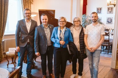 Meldung: Besuch der Staatsministerin für Kultur und Tourismus Barbara Klepsch