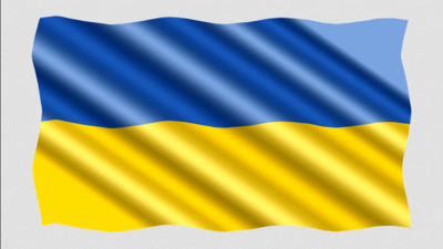 Ukrainische Flagge (Bild vergrößern)