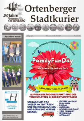 Online lesen: Aktuelle Ausgabe Ortenberger Stadtkurier (Bild vergrößern)