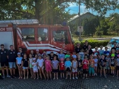 Großer Andrang beim Sommerferienprogramm von Feuerwehr und DRK