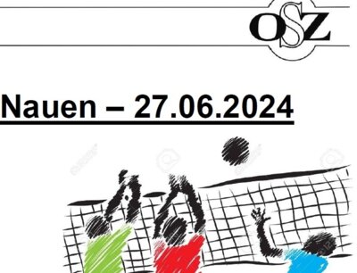 Meldung: Volleyballturnier 27.06.2024 - Sporthallen Nauen