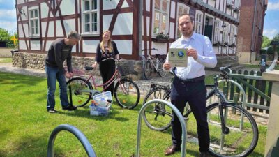 Radler nutzen den neuen Service © Tim Finke (Bild vergrößern)