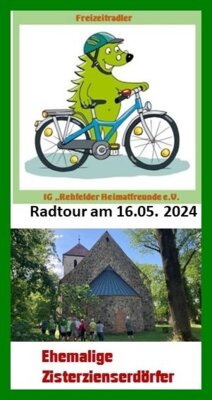 Tour der Freizeitradler am 16.05.2024