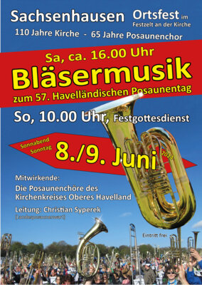 8./9. Juni, Havelländischer Posaunentag in Sachsenhausen (Bild vergrößern)