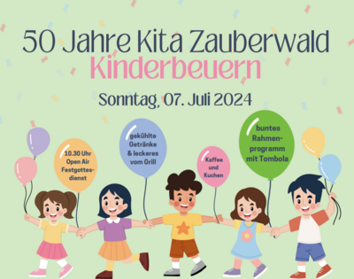 Kita Zauberwald 50 Jahr Feier