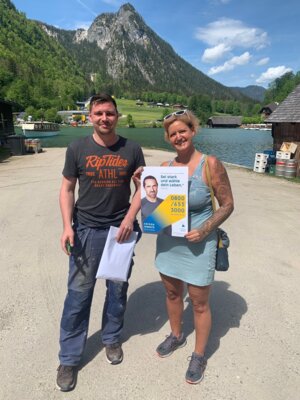 Foto zur Meldung: Krisendienst Bayern: Alarmierende Suizidraten: Krisendienst Oberbayern auf Info-Tour durch Berchtesgadener Land