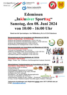 Link zu: Inklusiver Sporttag am 08.06.2024 in Edemissen