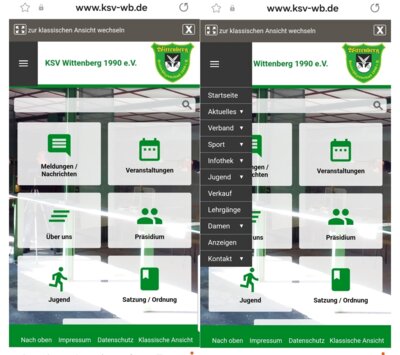 Meldung: Die WebApp des Kreisschützenverbandes Wittenberg ist „Live“ verfügbar.