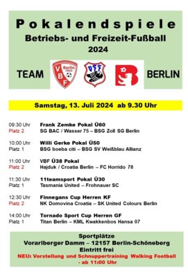 Meldung: Pokalendspiele 2024