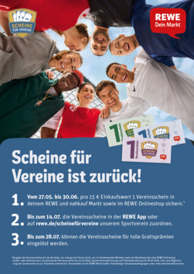 Scheine für Verein - Sammlung startet!