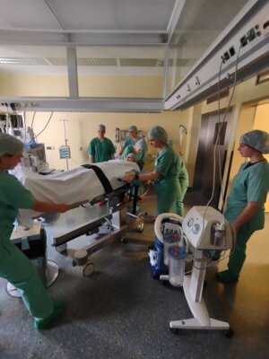 Foto zur Meldung: Berufsorientierung im Krankenhaus Perleberg – ein Tag wie im richtigen Arbeitsleben