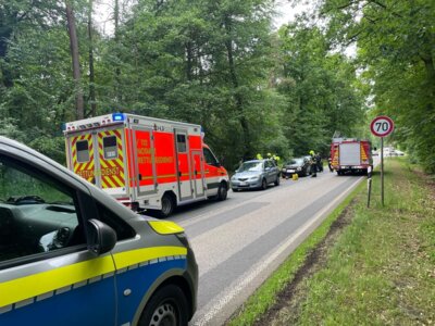Foto zur Meldung: TH K 00 - Verkehrsunfall Foto zur Meldung: TH K 00 - Verkehrsunfall