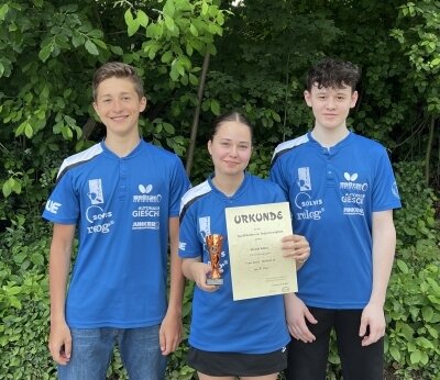 Piet, Anna und Philipp gingen in der Altersklasse U19 an den Start (Bild vergrößern)