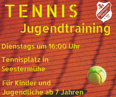 Meldung: NEU - Jugendtraining Tennis