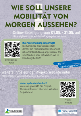 Foto zur Meldung: Letzte Chance für die Beteiligung am Mobilitätskonzept für Holzwickede
