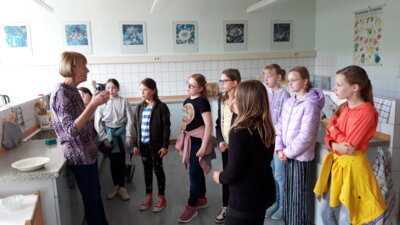 Foto zur Meldung: Besuch der Regionalen Schule in Crivitz