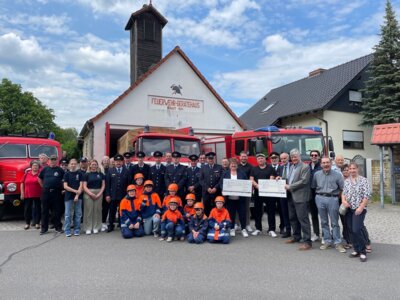 Fördermittelübergabe in Kummersdorf, Foto: Jenny Jürgens (Stadt Storkow (Mark)) (Bild vergrößern)