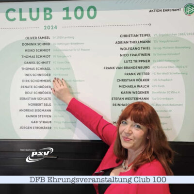 DFB Ehrungsveranstaltung Club 100 (Bild vergrößern)