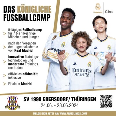 Link zu: Das "Königliche Fussballcamp" beim SV 1990 Ebersdorf