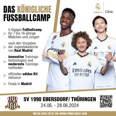 Das "Königliche Fussballcamp" beim SV 1990 Ebersdorf (Bild vergrößern)