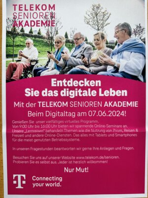 Angebot der Telekom Senioren Akademie
