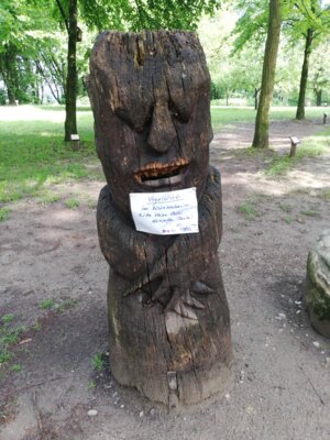 Baumbesetzer im Geopark! (Bild vergrößern)