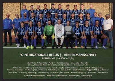 1. Herren im Jahr 2015 mit Philipp Awounou, mittlere Reihe 6. von links (Bild vergrößern)