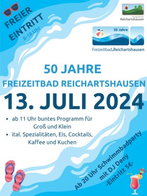 50 Jahre Freizeitbad Reichartshausen (Bild vergrößern)