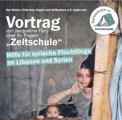 Wie kommt eine gebürtige Allgäuerin auf die Idee, Zeltschulen in Flüchtlingslagern zu bauen? (Bild vergrößern)