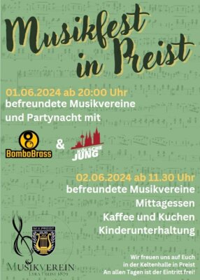 Foto zur Meldung: Musikfest in Preist