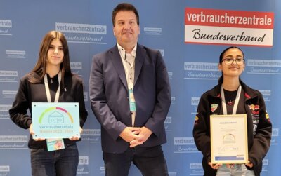 #verbraucherschule - Gemeinschaftschaftsschule Achter de Weiden erhält Auszeichnung in Bronze (Bild vergrößern)