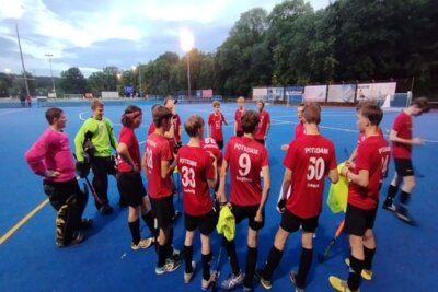 Foto zur Meldung: Zweites Spiel, erster Sieg der mU18 Meisterschaft