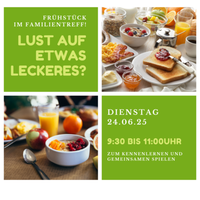 Frühstück im Familientreff (Bild vergrößern)