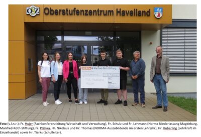 4000€-Spende der NORMA & Manfred-Roth-Stiftung. (Bild vergrößern)