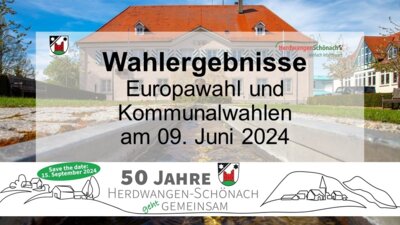 Wahlergebnisse Europawahl und Kommunalwahlen am 09. Juni 2024 (Bild vergrößern)